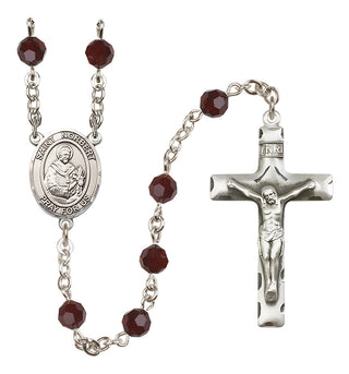 Sterling Silver 6mm Saint Norbert of Xanten  Engraved Catholic Rosaries