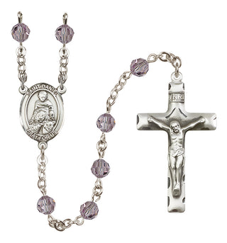 Sterling Silver 6mm Saint Daniel  Engraved Catholic Rosaries