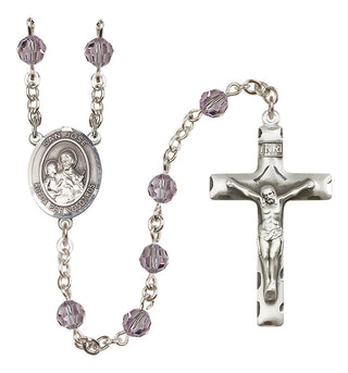 Sterling Silver 6mm San Jose  Engraved Catholic Rosaries