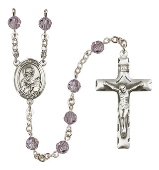Sterling Silver 6mm Saint Paul the Apostle  Engraved Catholic Rosaries