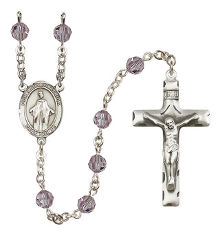 Sterling Silver 6mm Our Lady of Africa  Engraved Catholic Rosaries