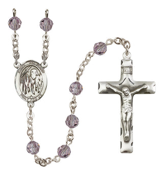 Sterling Silver 6mm Saint Polycarp of Smyrna  Engraved Catholic Rosaries