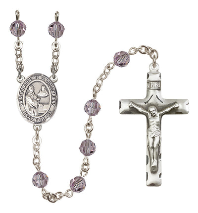Sterling Silver 6mm St. Claude de la Colombiere Rosary | Engravable