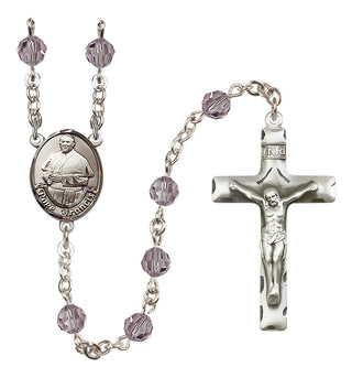 Sterling Silver 6mm Pope Francis Rosary