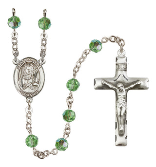 Sterling Silver 6mm Saint Apollonia  Engraved Catholic Rosaries