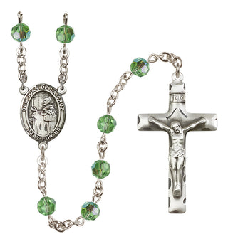 Sterling Silver 6mm San Juan de la Cruz  Engraved Catholic Rosaries