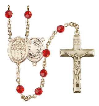 14kt Gold Filled 6mm Saint Cecilia / Choir Rosary