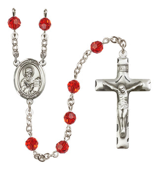 Sterling Silver 6mm Saint Paul the Apostle  Engraved Catholic Rosaries