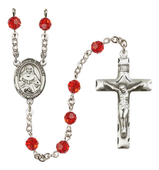 Sterling Silver 6mm Saint Julie Billiart  Engraved Catholic Rosaries