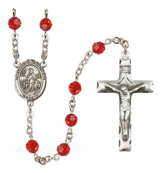 Sterling Silver 6mm Lord Is My Shepherd  Engraved Catholic Rosaries