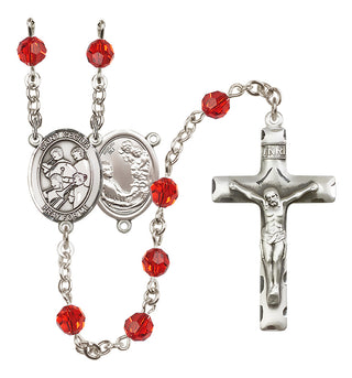 Sterling Silver 6mm Saint Cecilia / Marching Band Rosary