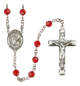 Sterling Silver 6mm Our Lady of Mercy  Engraved Catholic Rosaries