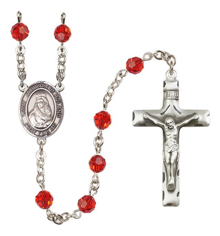 Sterling Silver 6mm Saint Jadwiga of Poland  Engraved Catholic Rosaries