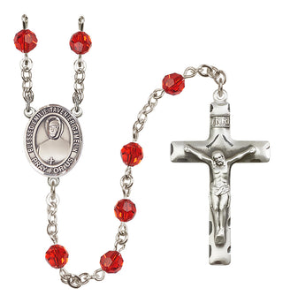Sterling Silver 6mm Blessed Emilie Tavernier Gamelin  Engraved Catholic Rosaries