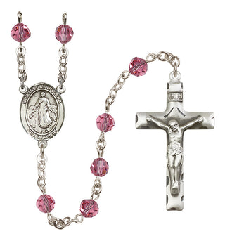 Sterling Silver 6mm Blessed Karolina Kozkowna  Engraved Catholic Rosaries