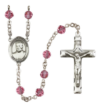 Sterling Silver 6mm Blessed Miguel Pro  Engraved Catholic Rosaries