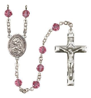 Sterling Silver 6mm Our Lady of the Precious Blood  Engraved Catholic Rosaries