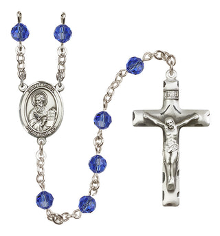 Sterling Silver 6mm Saint Paul the Apostle  Engraved Catholic Rosaries