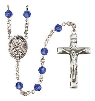 Sterling Silver 6mm Our Lady of the Precious Blood  Engraved Catholic Rosaries