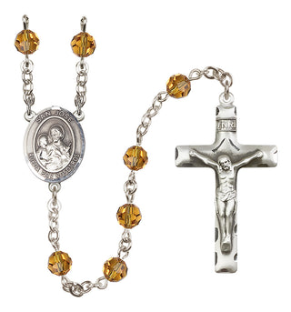 Sterling Silver 6mm San Jose  Engraved Catholic Rosaries