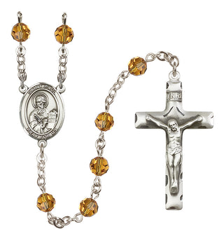 Sterling Silver 6mm Saint Paul the Apostle  Engraved Catholic Rosaries