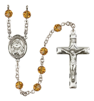 Sterling Silver 6mm Saint Julie Billiart  Engraved Catholic Rosaries