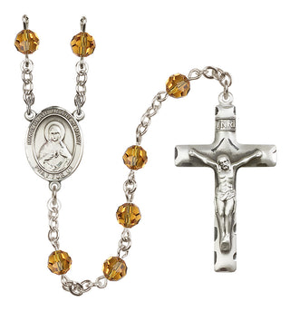 Sterling Silver 6mm Immaculate Heart of Mary  Engraved Catholic Rosaries