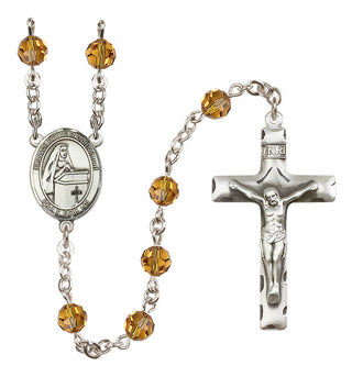 Sterling Silver 6mm Blessed Emilee Doultremont  Engraved Catholic Rosaries