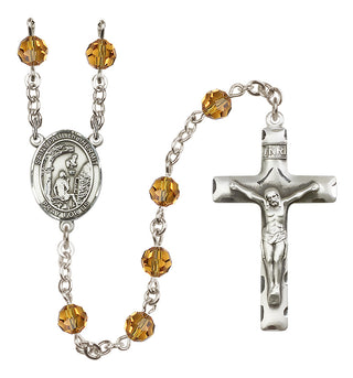 Sterling Silver 6mm Saint Paul the Hermit  Engraved Catholic Rosaries