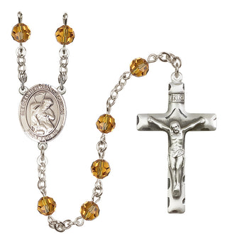 Sterling Silver 6mm Blessed Herman the Cripple  Engraved Catholic Rosaries