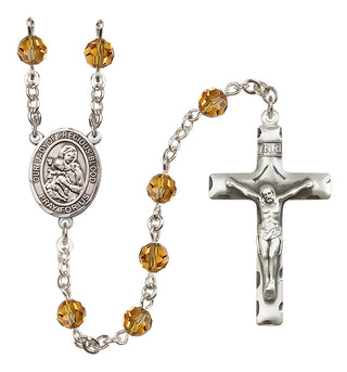 Sterling Silver 6mm Our Lady of the Precious Blood  Engraved Catholic Rosaries