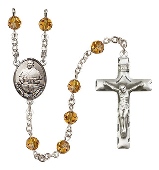 Sterling Silver 6mm Pope Francis Rosary