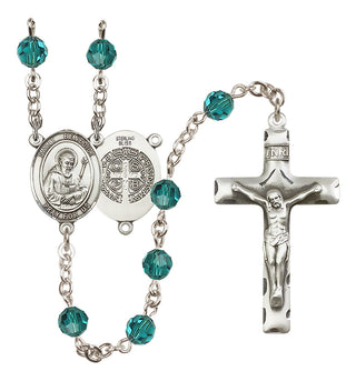 Sterling Silver 6mm Saint Benedict Rosary