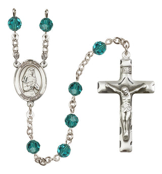 Sterling Silver 6mm Saint Emily de Vialar  Engraved Catholic Rosaries
