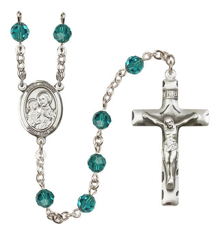 Sterling Silver 6mm Saint Joseph  Engraved Catholic Rosaries