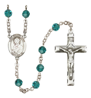 Sterling Silver 6mm Saint Dominic Savio  Engraved Catholic Rosaries
