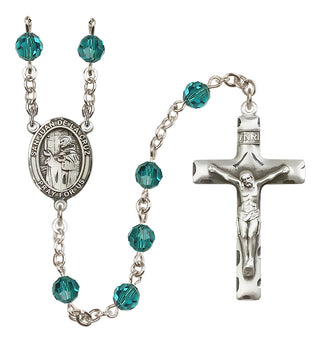 Sterling Silver 6mm San Juan de la Cruz  Engraved Catholic Rosaries