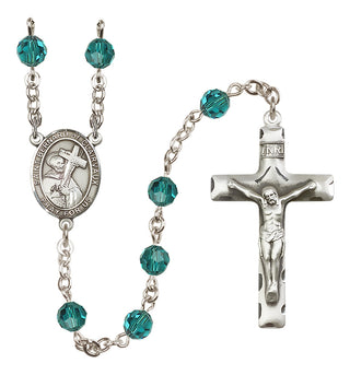 Sterling Silver 6mm Saint Bernard of Clairvaux  Engraved Catholic Rosaries