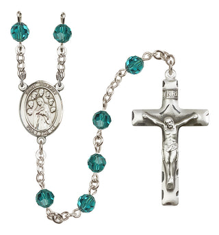 Sterling Silver 6mm Saint Felicity  Engraved Catholic Rosaries