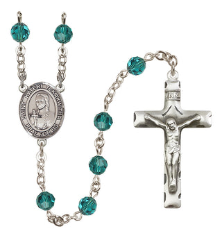 Sterling Silver 6mm Saint Kateri Tekakwitha  Engraved Catholic Rosaries