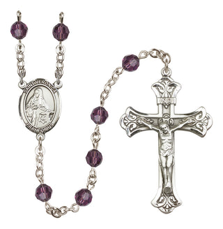 Sterling Silver 6mm Saint Veronica  Engraved Catholic Rosaries