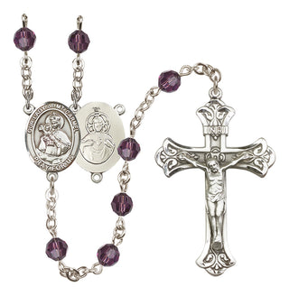 Sterling Silver 6mm Our Lady of Mount Carmel Rosary