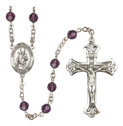Sterling Silver 6mm St. Simon the Apostle Rosary | Engravable