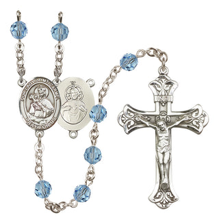 Sterling Silver 6mm Our Lady of Mount Carmel Rosary