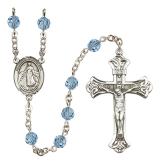 Sterling Silver 6mm Blessed Karolina Kozkowna  Engraved Catholic Rosaries