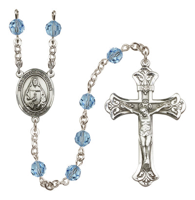 Sterling Silver 6mm St. Theodora Rosary | Engravable