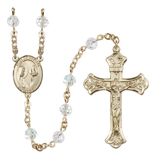14kt Gold Filled 6mm Our Lady Star of the Sea  Engraved Catholic Rosaries