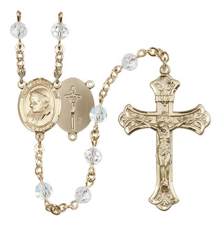 14kt Gold Filled 6mm Pope Emeritace  Benedict XVI Rosary