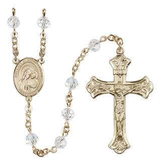 14kt Gold Filled 6mm Our Lady of Good Counsel  Engraved Catholic Rosaries