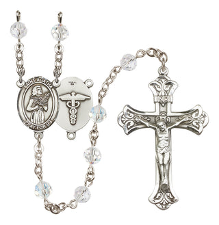 Sterling Silver 6mm Saint Agatha / Nurse Rosary